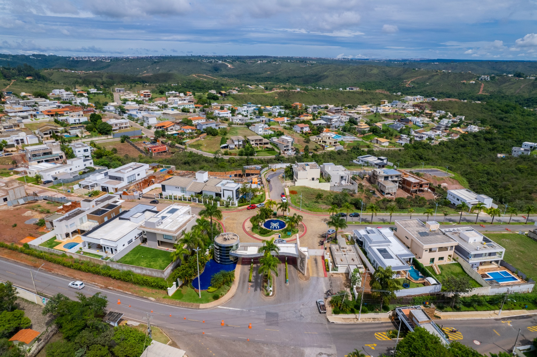 Vista aérea do Condomínio Maxximo Garden DF